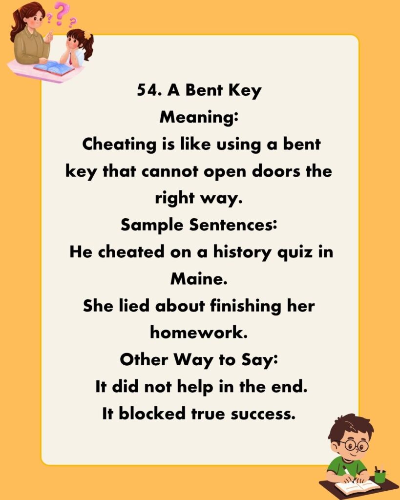 Metaphors for Cheating