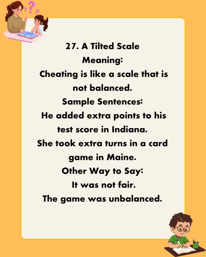 Metaphors for Cheating