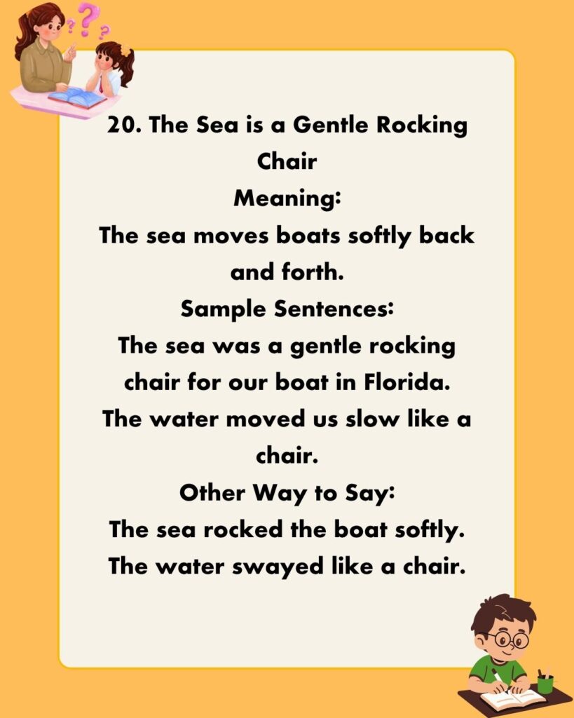 Metaphors for Sea