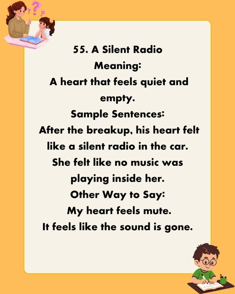 Metaphors for Heartbreak