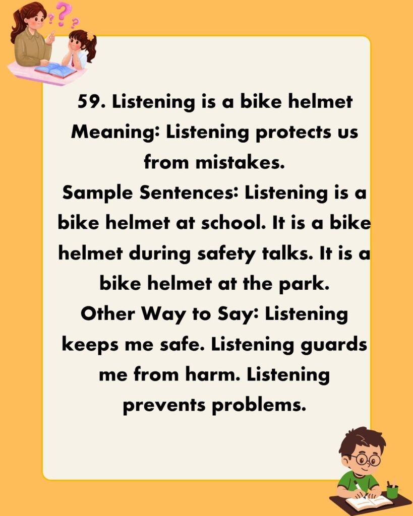 Metaphors About Listening
