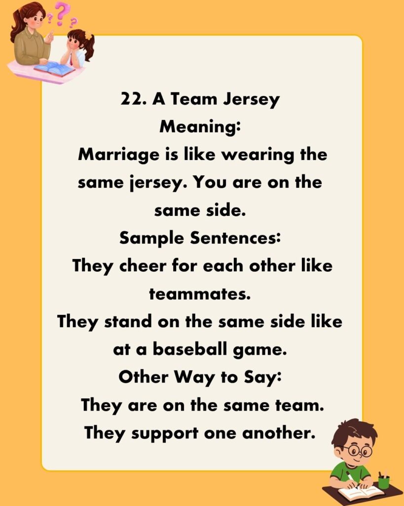 Metaphors for Marriage