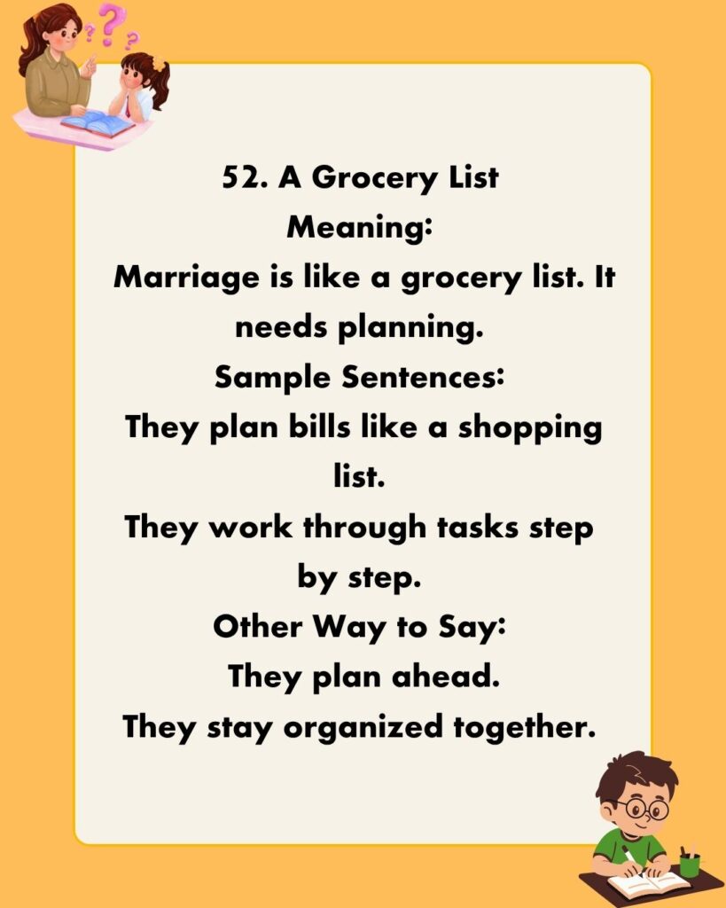 Metaphors for Marriage