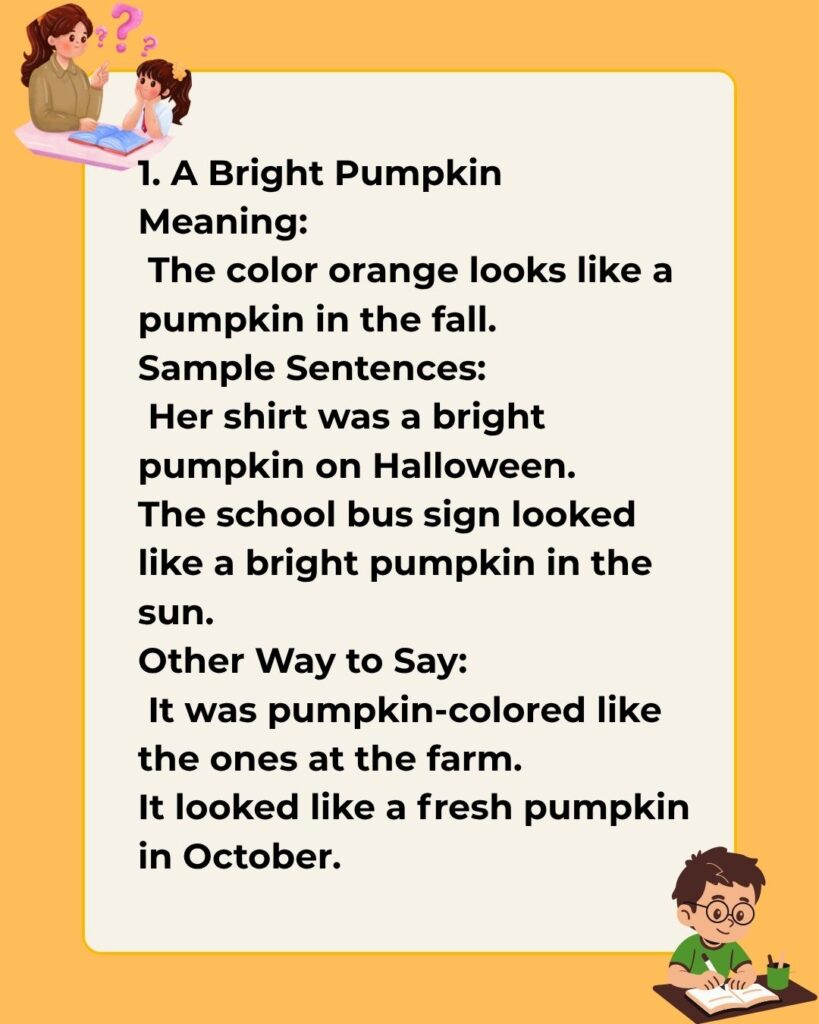 Metaphors for Orange