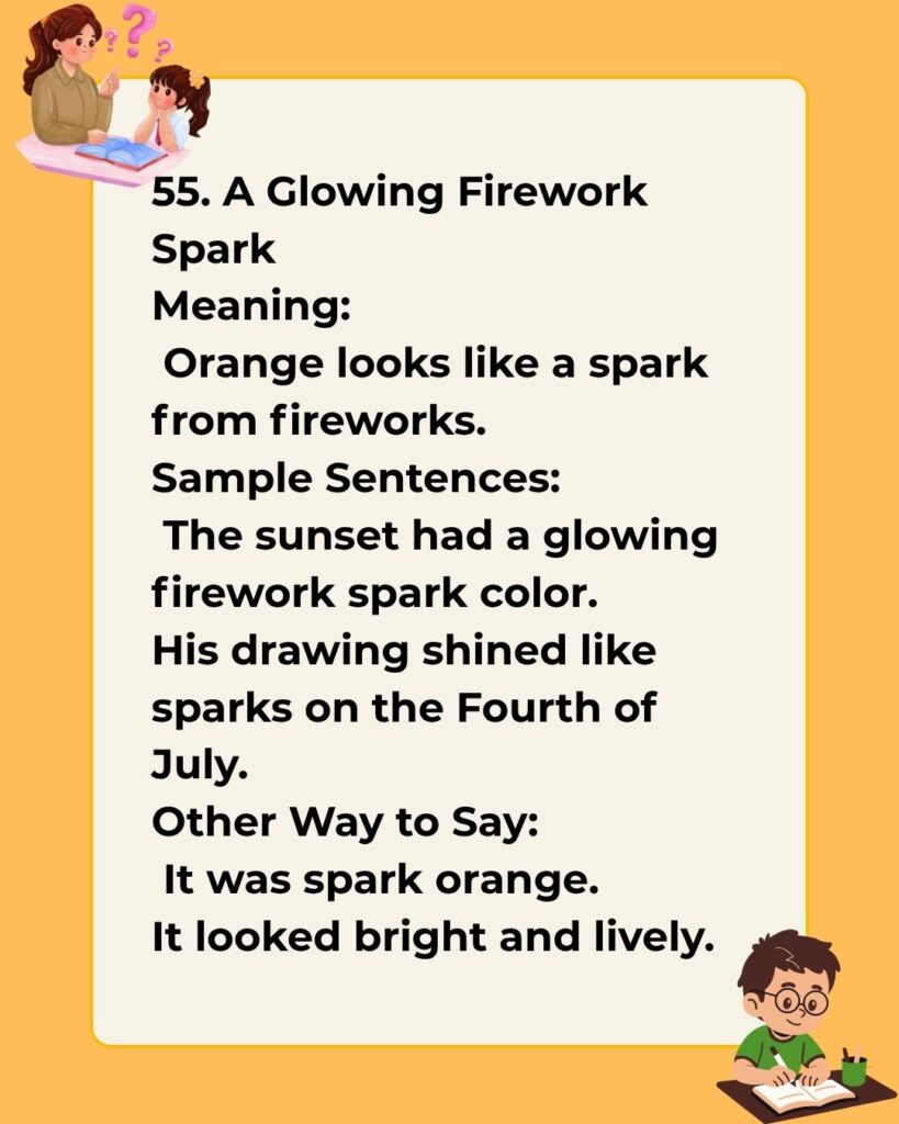 Metaphors for Orange