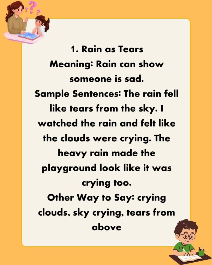 Metaphors for Rain