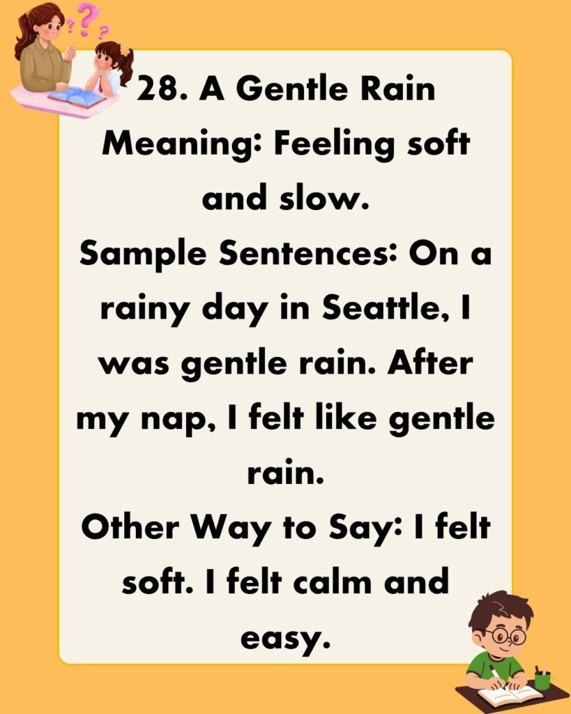 Metaphors for Relax