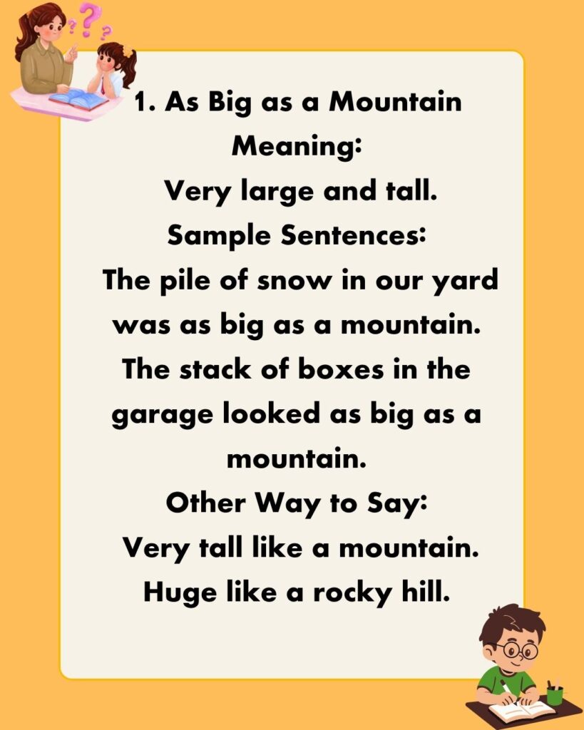 Metaphors for Big