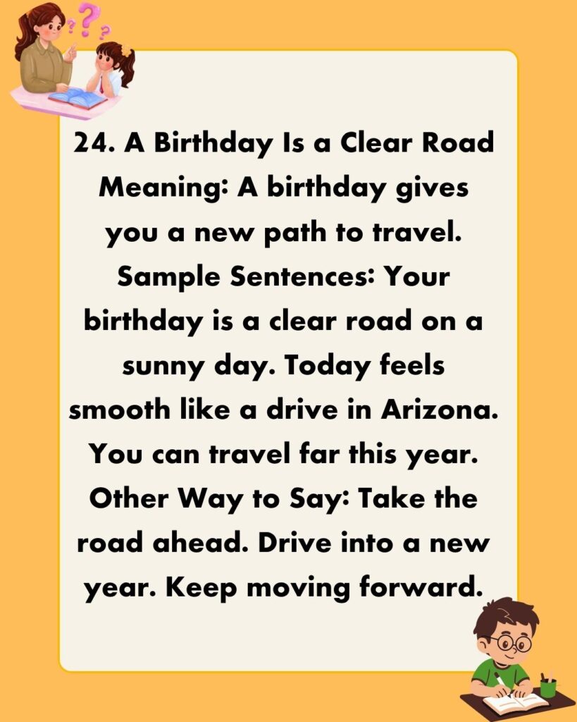 Metaphors for Birthday Wishes