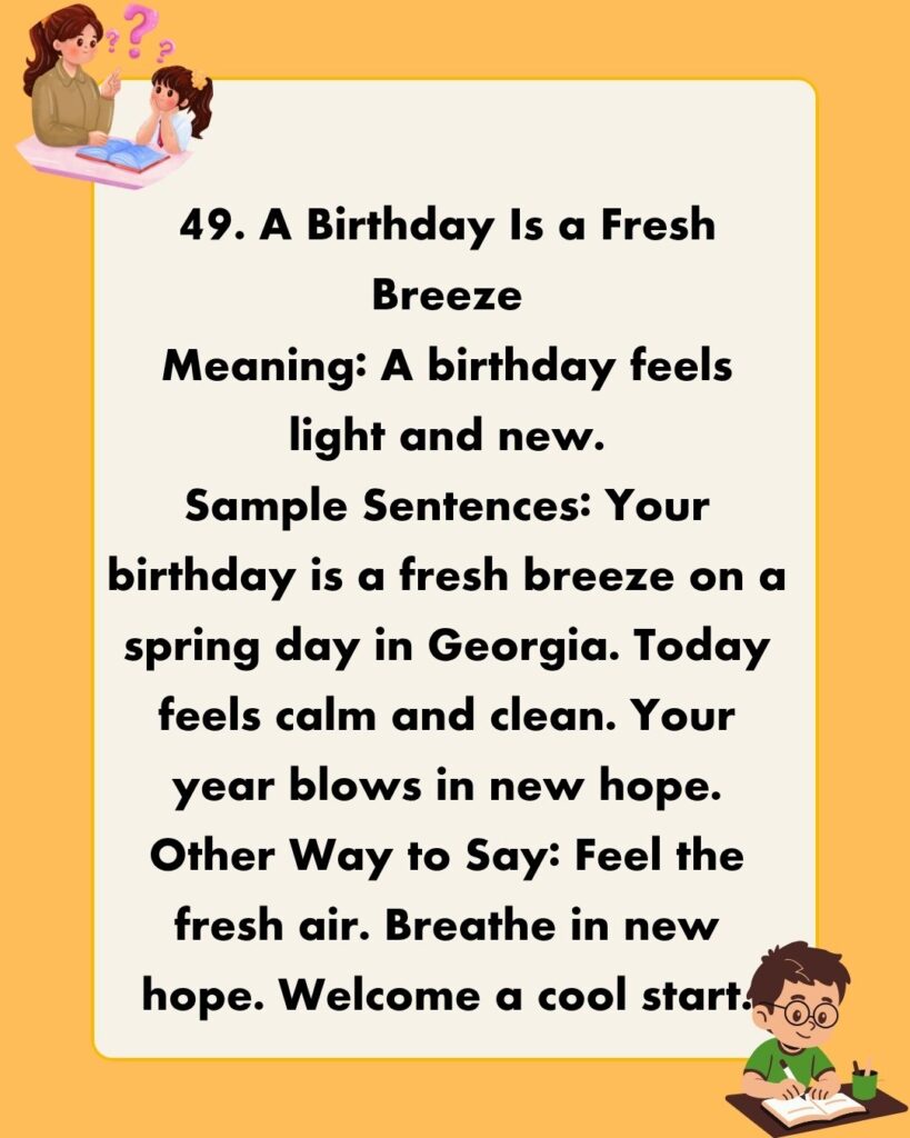 Metaphors for Birthday Wishes