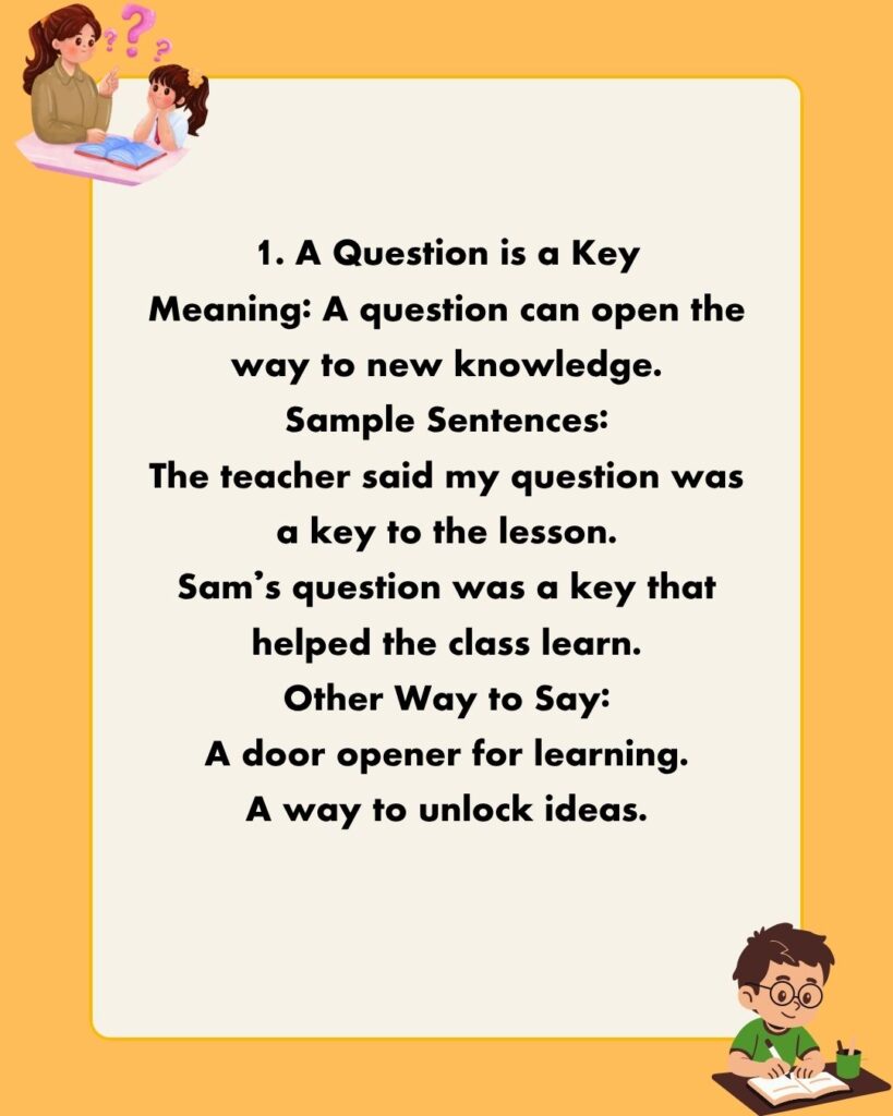 Metaphors for Questions