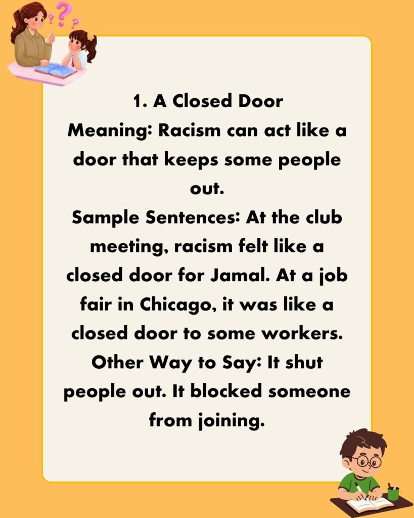 Metaphors for Racism