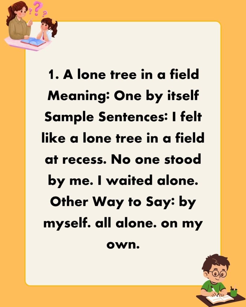 Metaphors for Alone