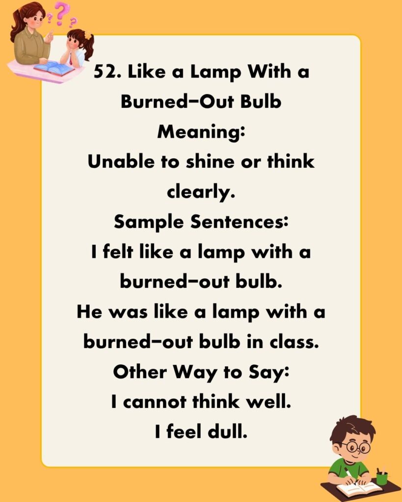 Metaphors for Being Stuck