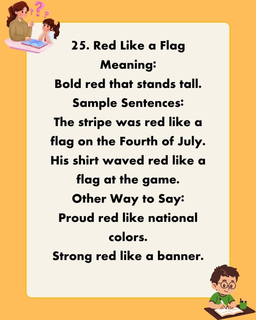 Metaphors for Red