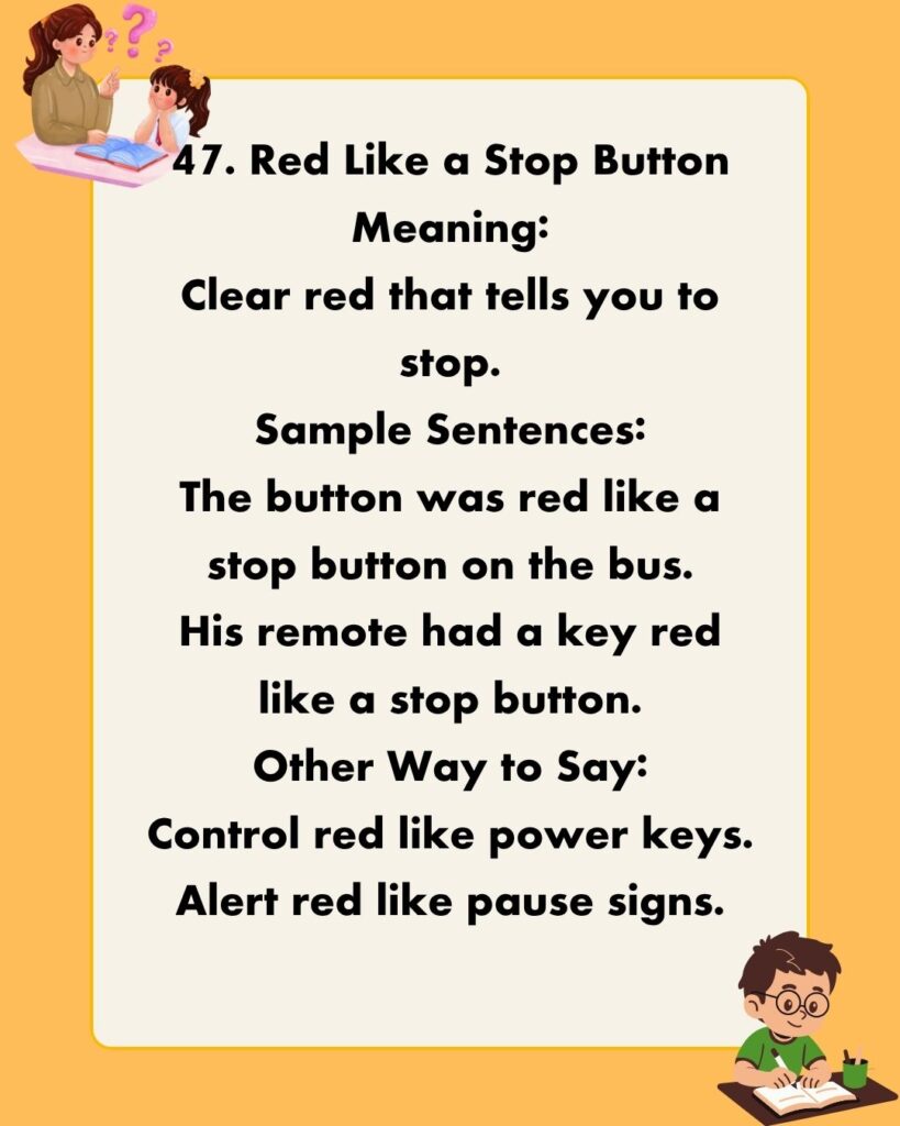 Metaphors for Red