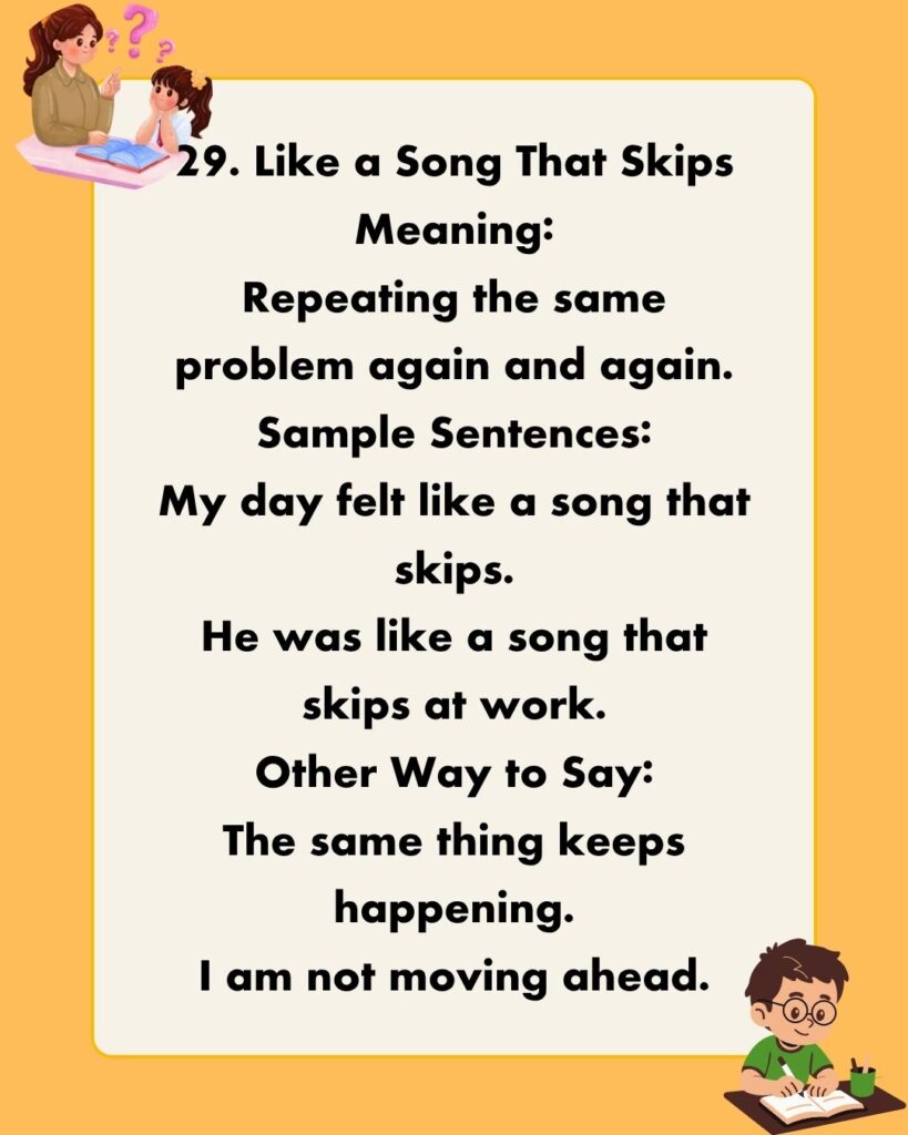 Metaphors for Being Stuck