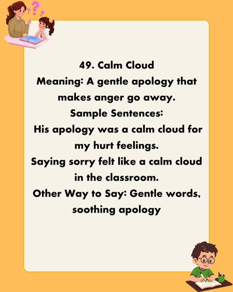 Metaphors for Apology