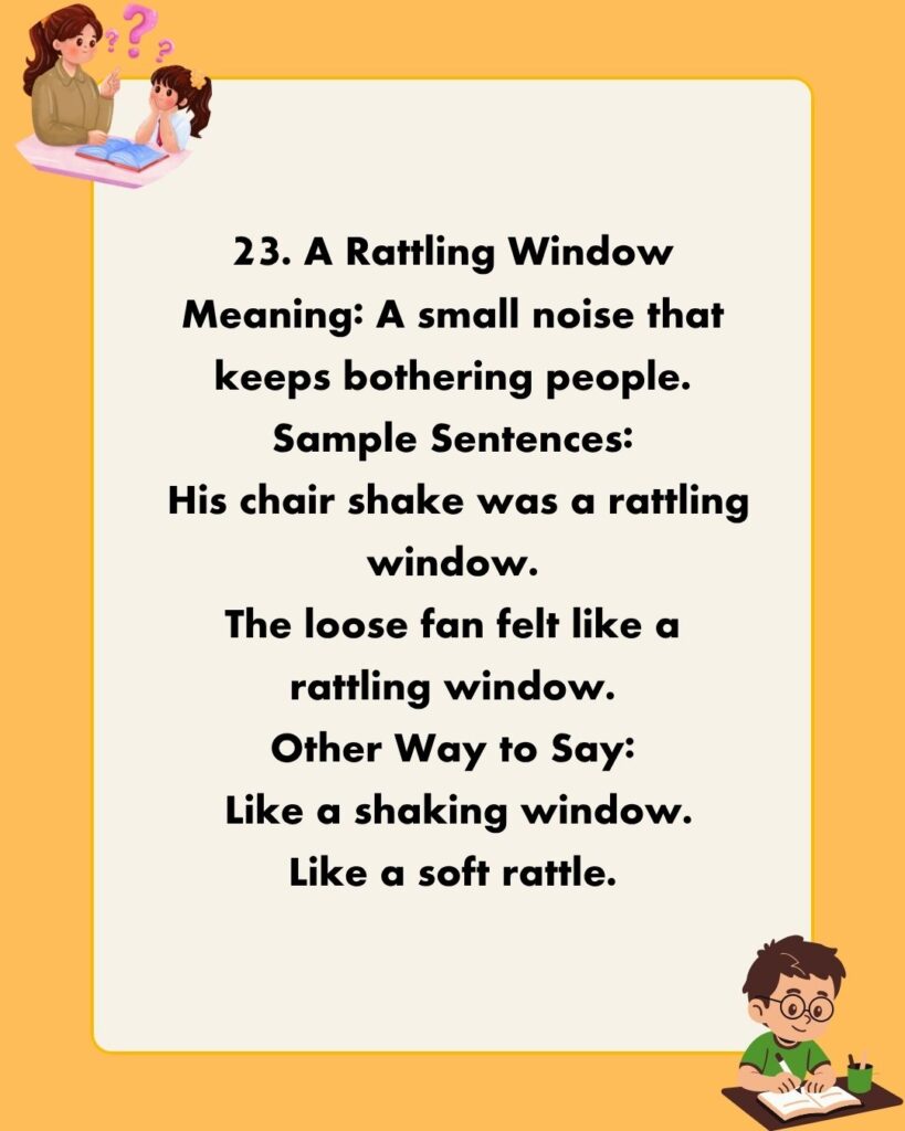 Metaphors for Annoying