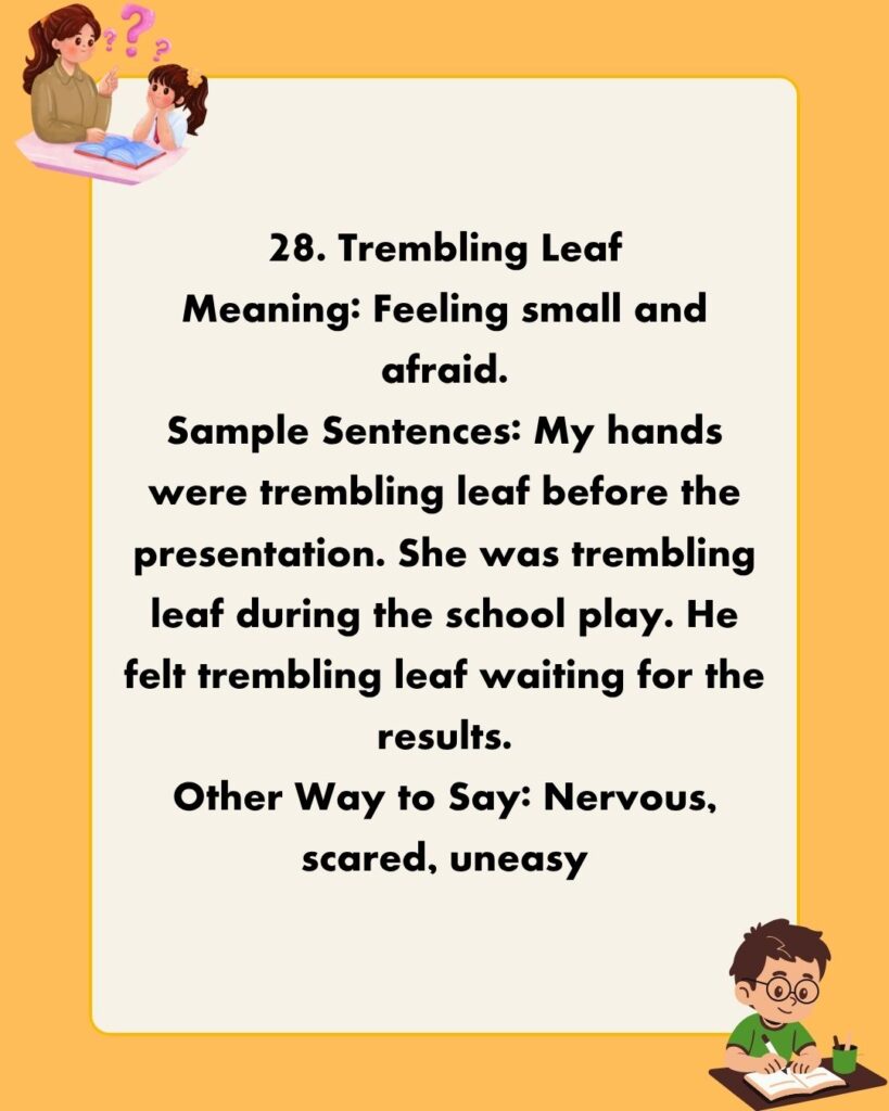 Metaphors for Anxious