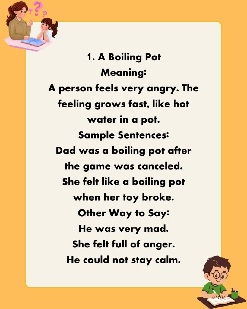 Metaphors for Angry