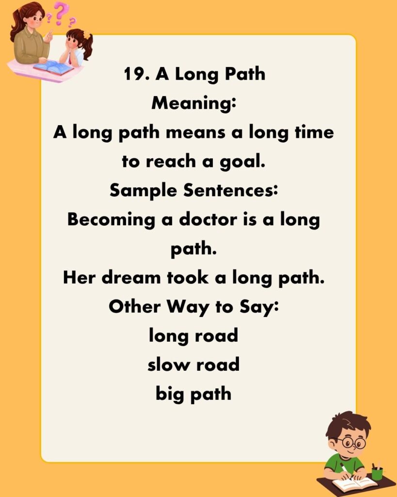 Metaphors for Long Time