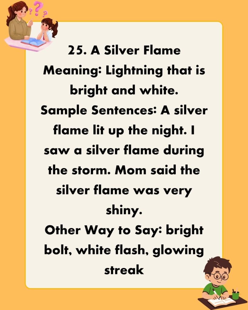 Metaphors for Lightning