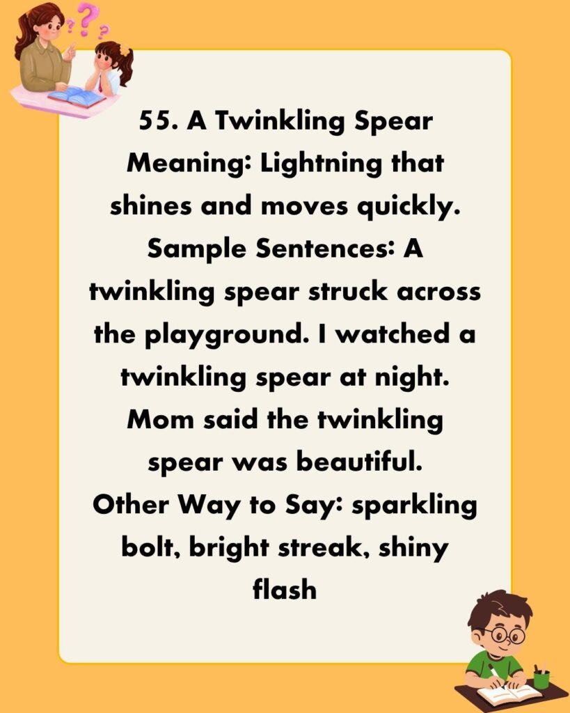 Metaphors for Lightning
