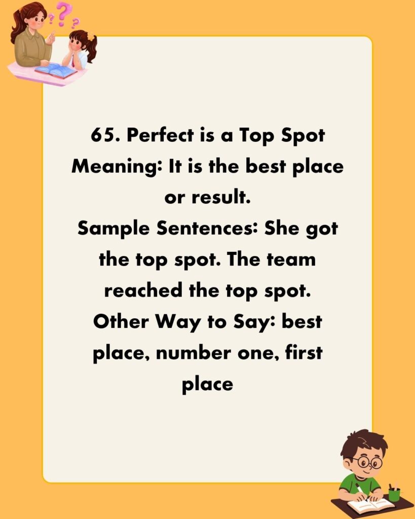 Metaphors for Perfect