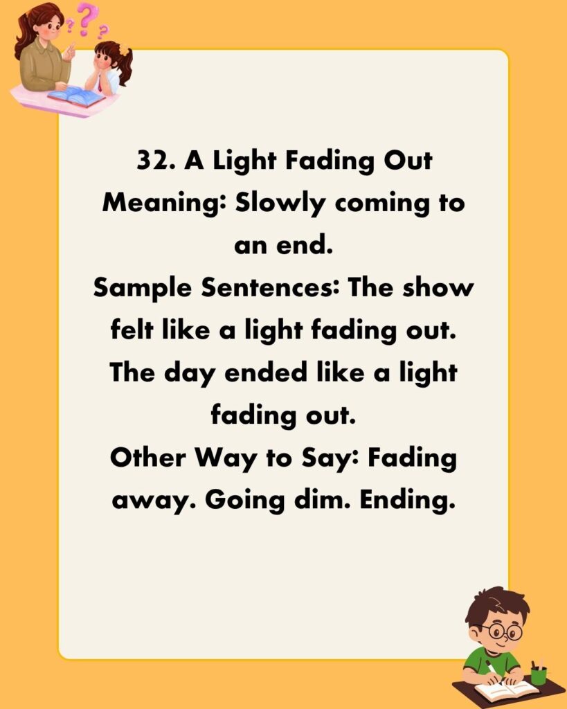 Metaphors for Leaving