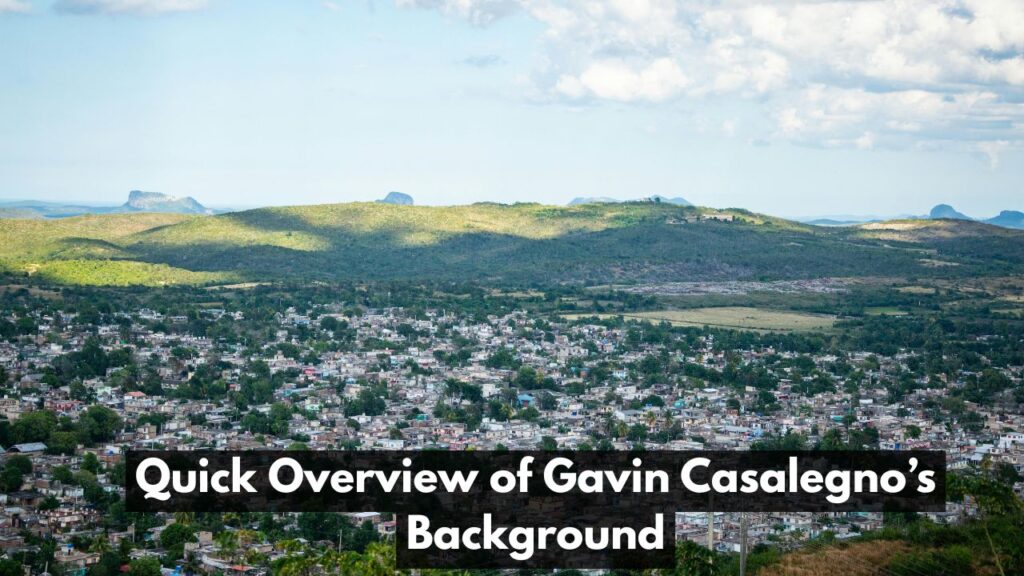 Quick Overview of Gavin Casalegno’s Background