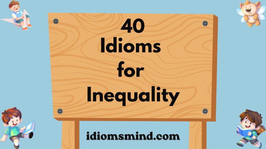 Idioms for Inequality