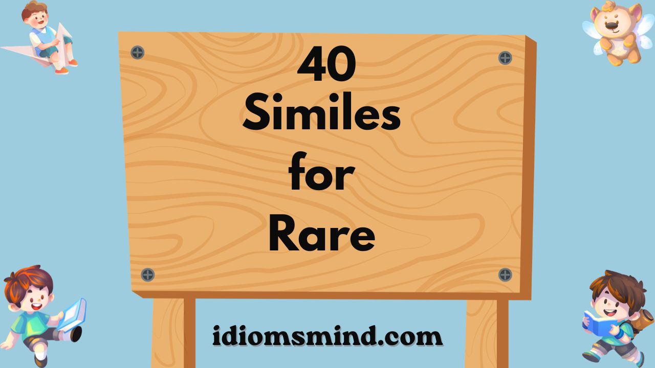 Similes for Rare 